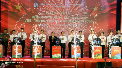 Vietnam–China international trade fair opens in Tuyen Quang
