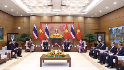Vietnam attaches great importance to comprehensive cooperation with Thailand: Top leader