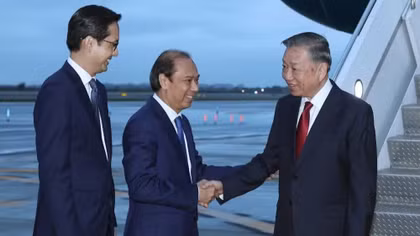 Vietnam's top leader arrives in New York for UNGA 81 high-level debate