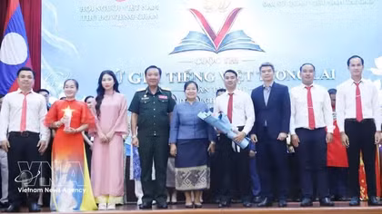 Vietnamese language contest helps strengthen Vietnam – Laos ties